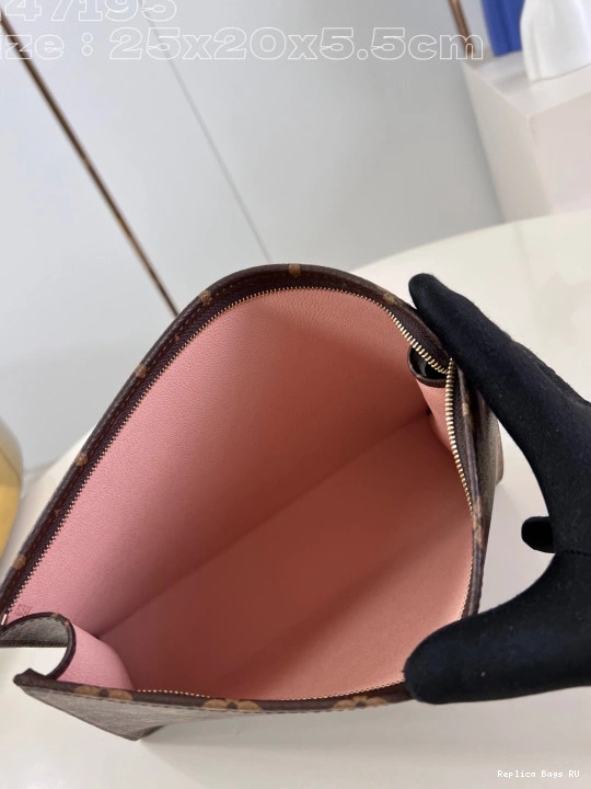 Cheap LOUIS Trio Pouch-25*20*5.5cm VUITTON Toilet 0818